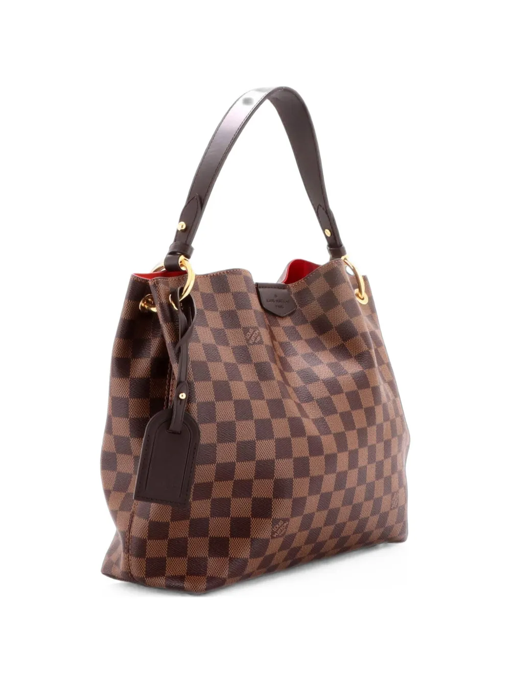 Louis Vuitton Pre-Owned Graceful Damier PM Handtasche - Braun