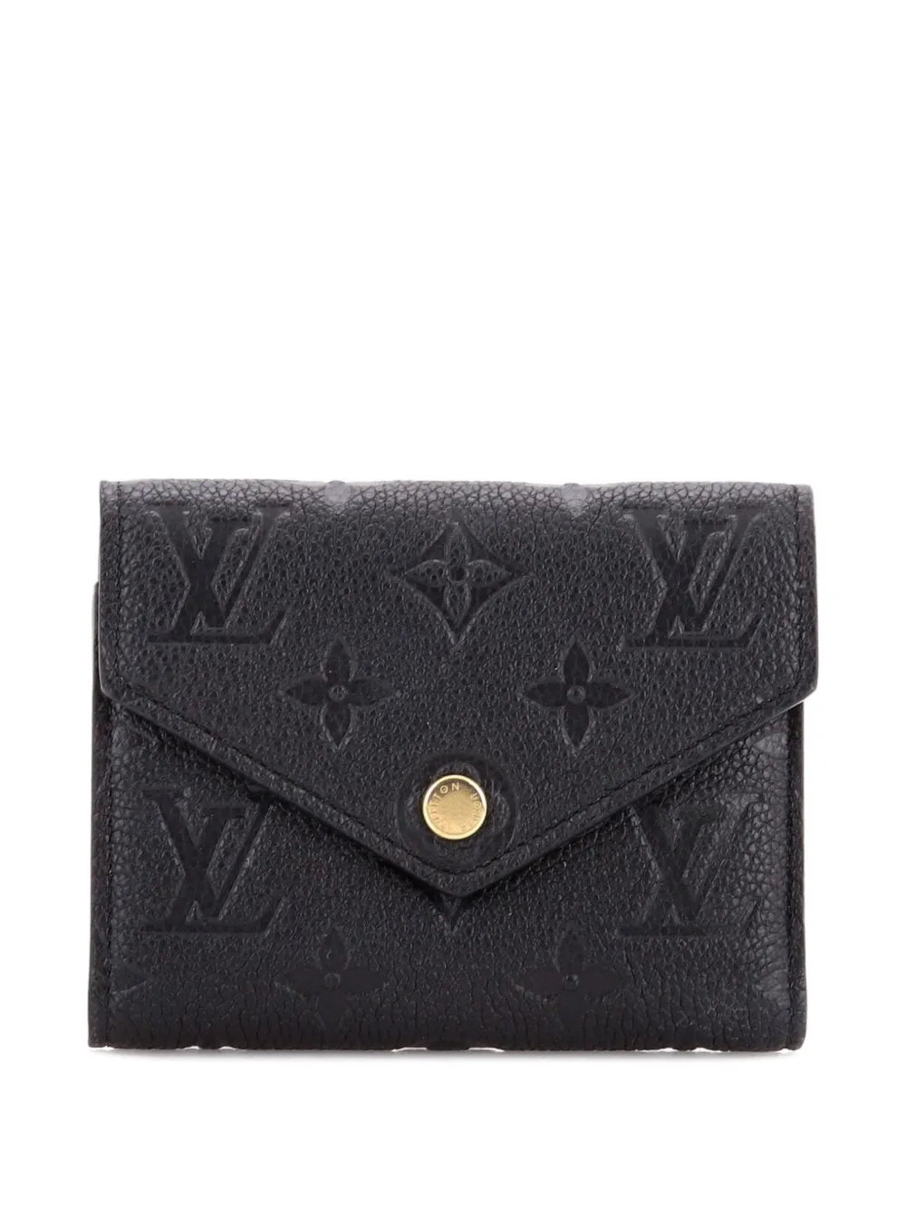Louis Vuitton Pre-Owned Victorine Wallet Monogram Empreinte Leather small wallets - Schwarz