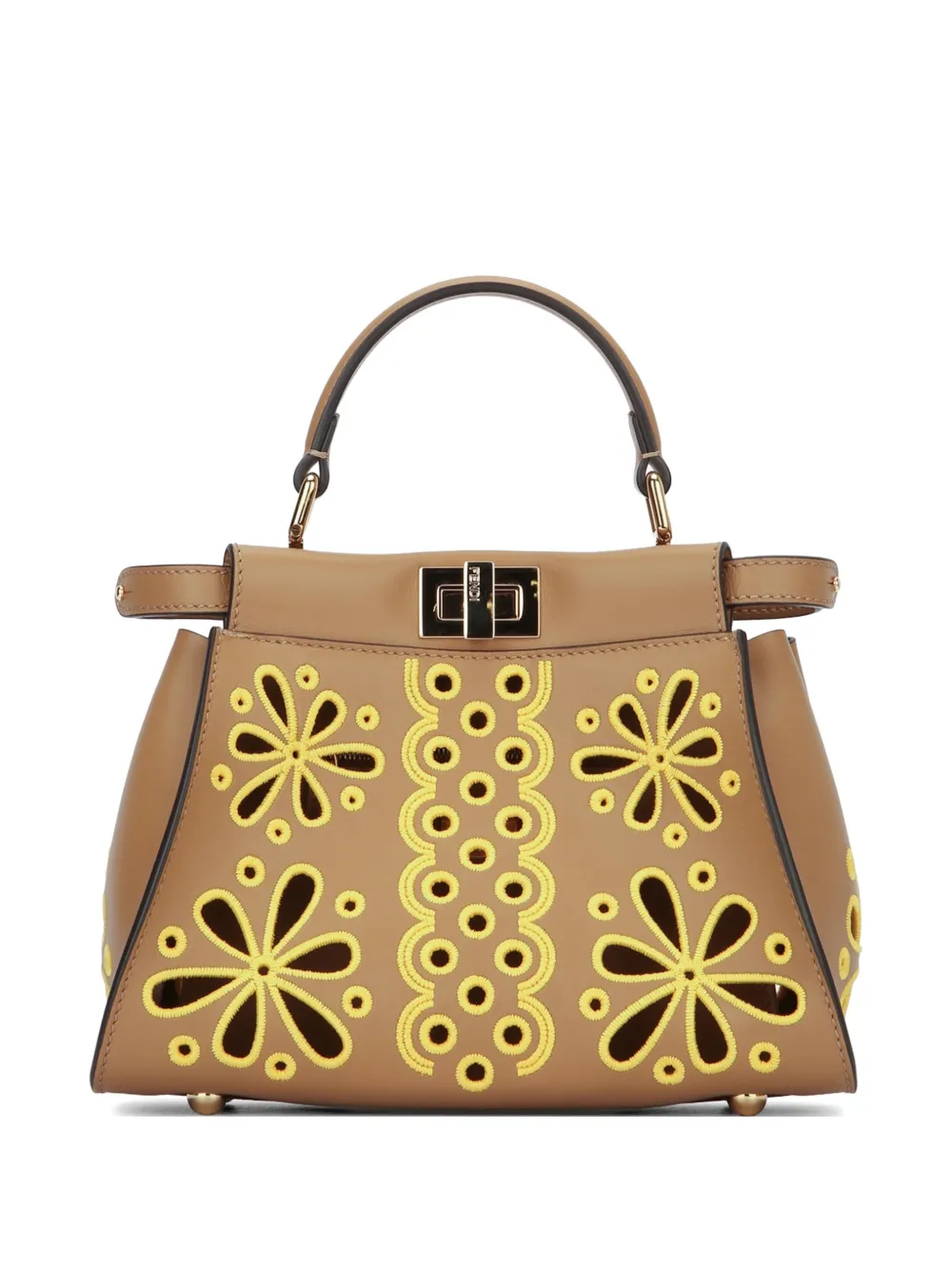 FENDI Peekaboo mini bag - Marrone