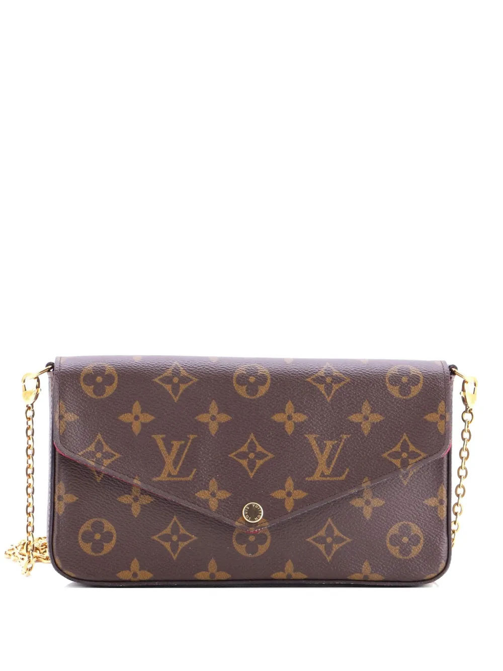 Louis Vuitton Pre-Owned Felicie Pochette Monogram Canvas crossbody bag - Brown