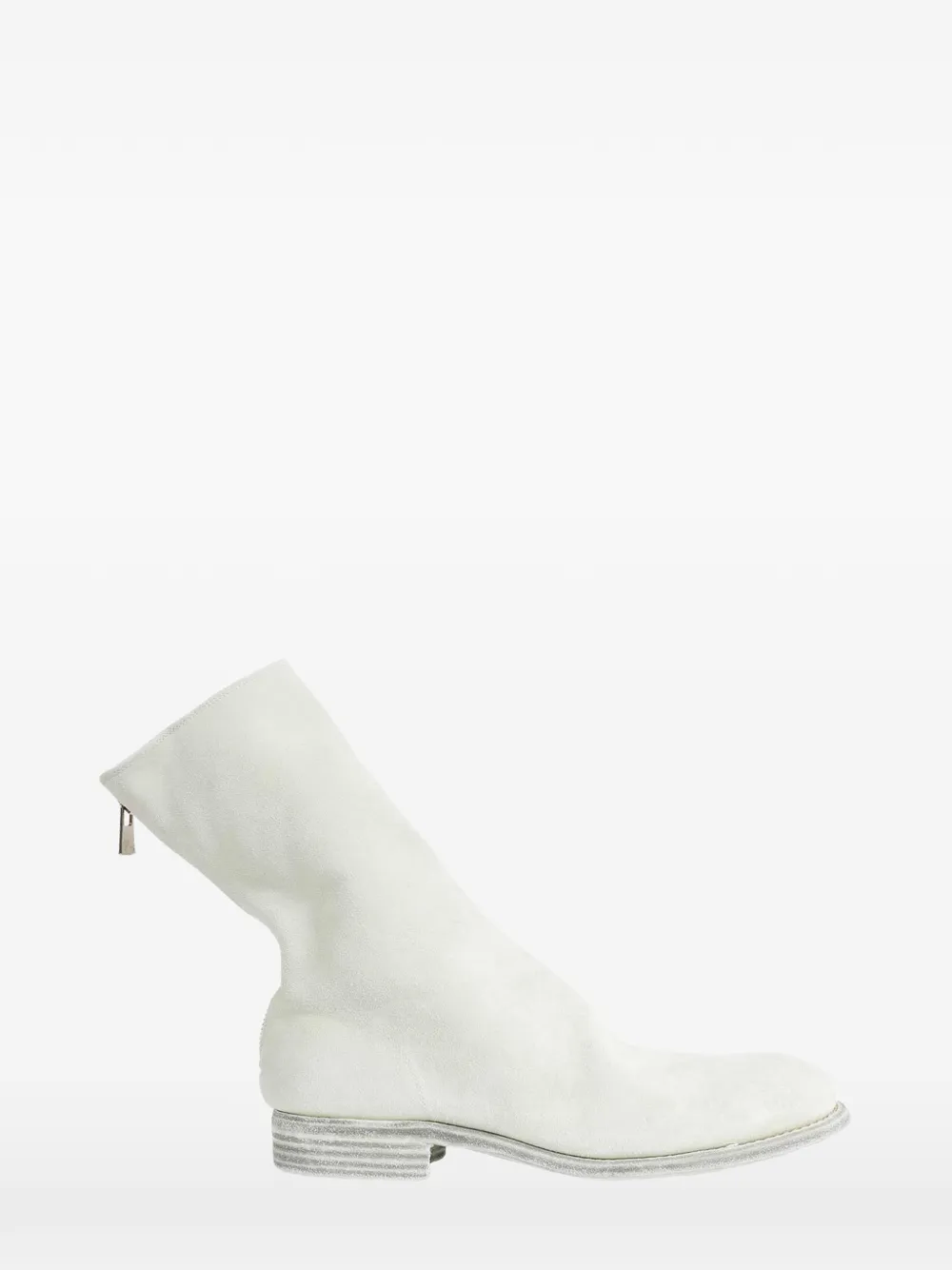 Guidi zipped ankle boots Wit