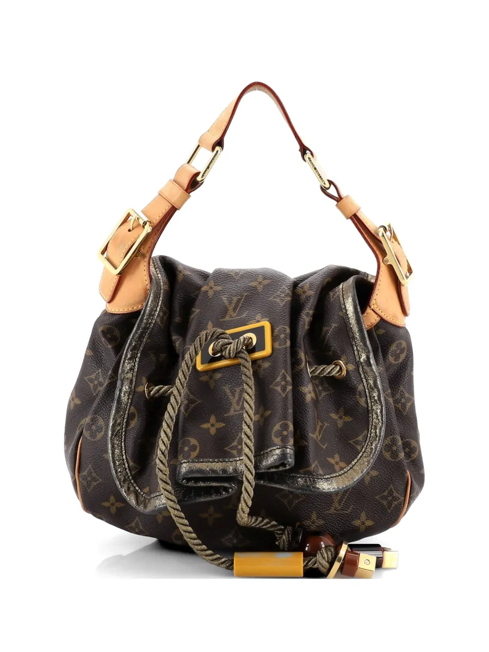 Louis Vuitton Pre-Owned Kalahari Handbag Monogram Canvas PM hobo bag - Marrone