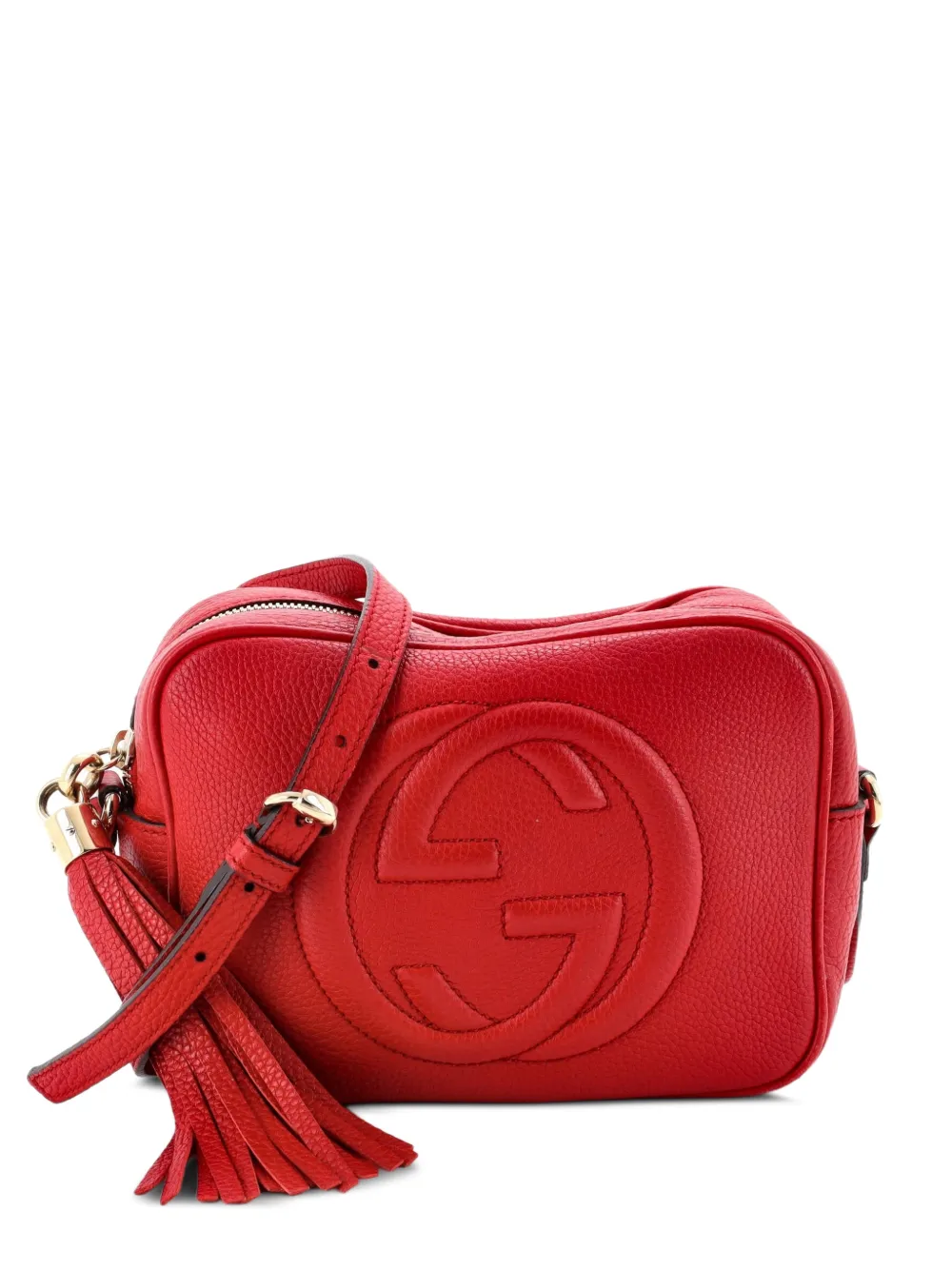 Gucci Pre-Owned Soho Disco Leather Small crossbody bag - Rosso