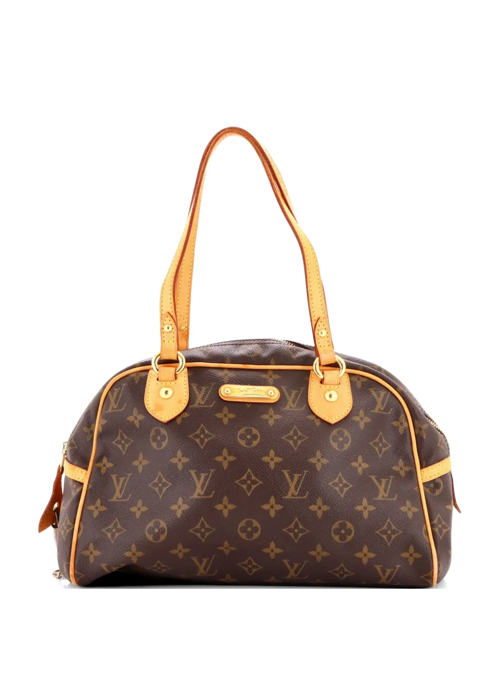 Louis Vuitton Pre-Owned Montorgueil Handbag Monogram Canvas PM satchel - Marrone