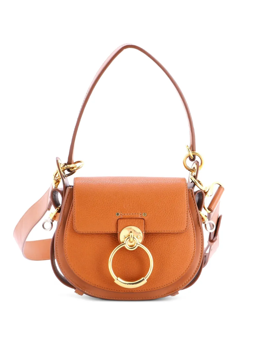 Chloé Pre-Owned Tess Bag Leather Small shoulder bag - Marrone