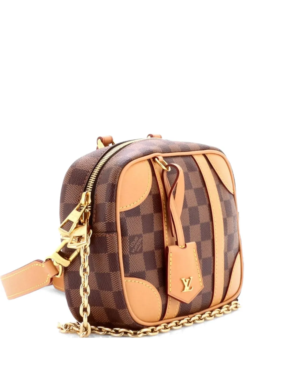 Louis Vuitton Pre-Owned Valisette Souple Handbag Damier with Leather BB satchel - Brown