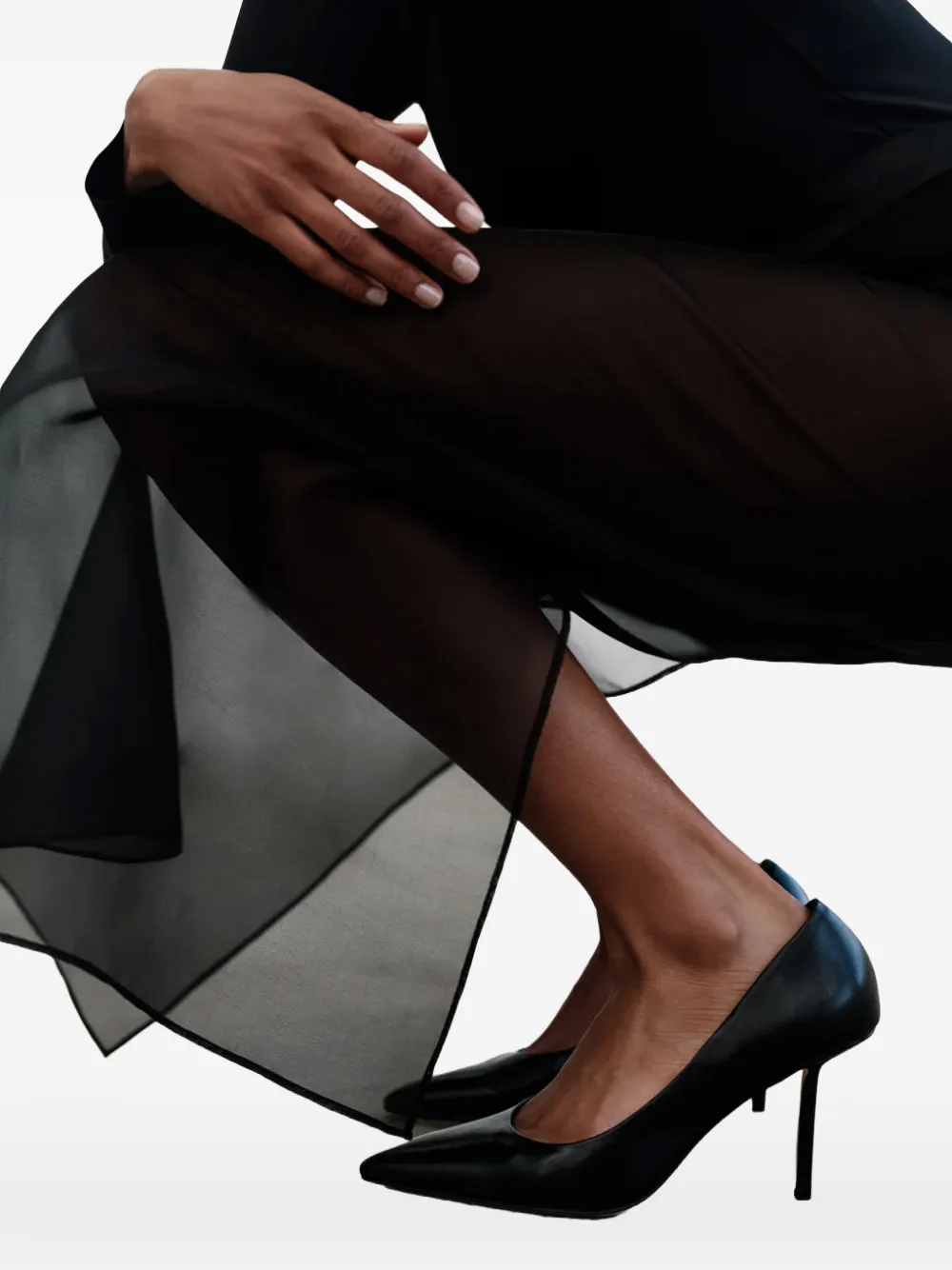 Studio Amelia Vivonne pointed-toe heeled pumps Zwart