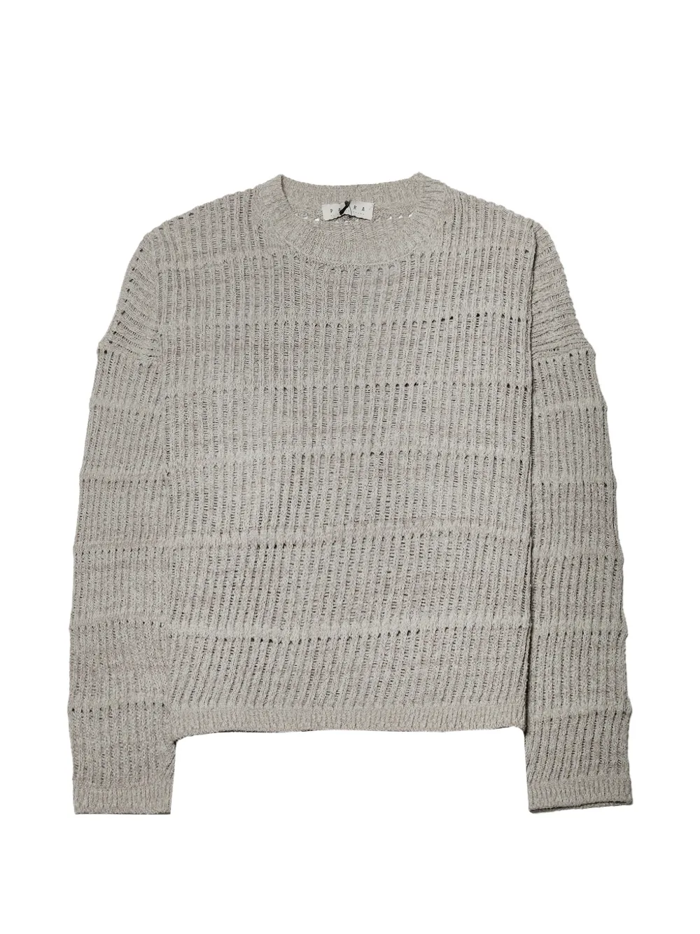 Paura Efesto open-knit sweatshirt - Grigio