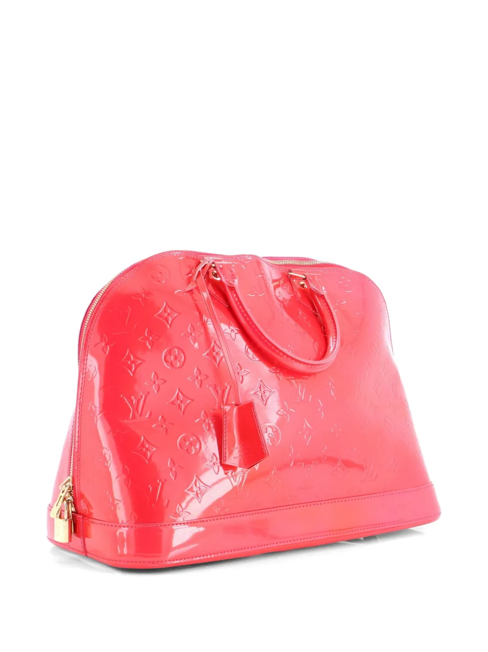 Louis Vuitton Pre-Owned Alma Handbag Monogram Vernis GM satchel - Rosa