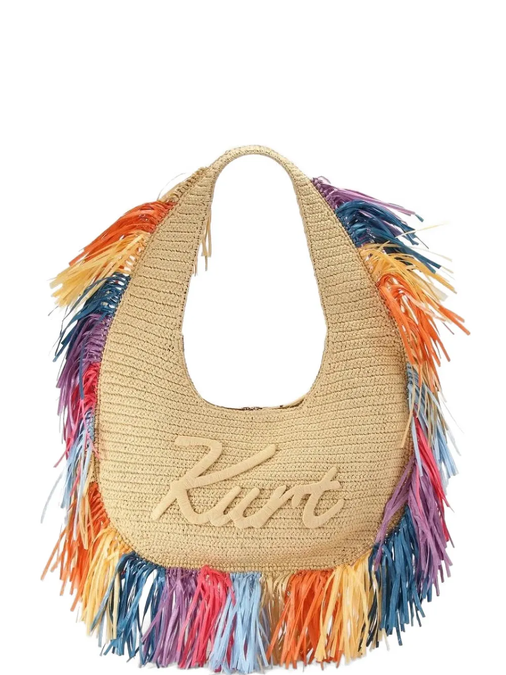 Kurt Geiger large Kurt fringed shoulder bag - Toni neutri