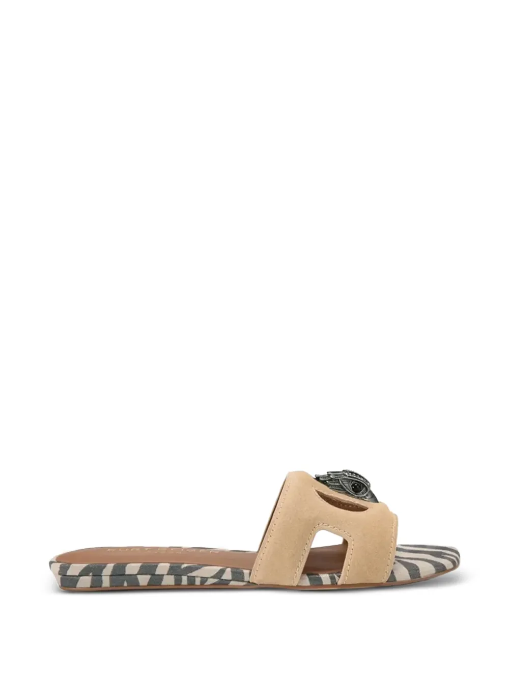 Kurt Geiger Eagle cut-out flat sandals - Toni neutri