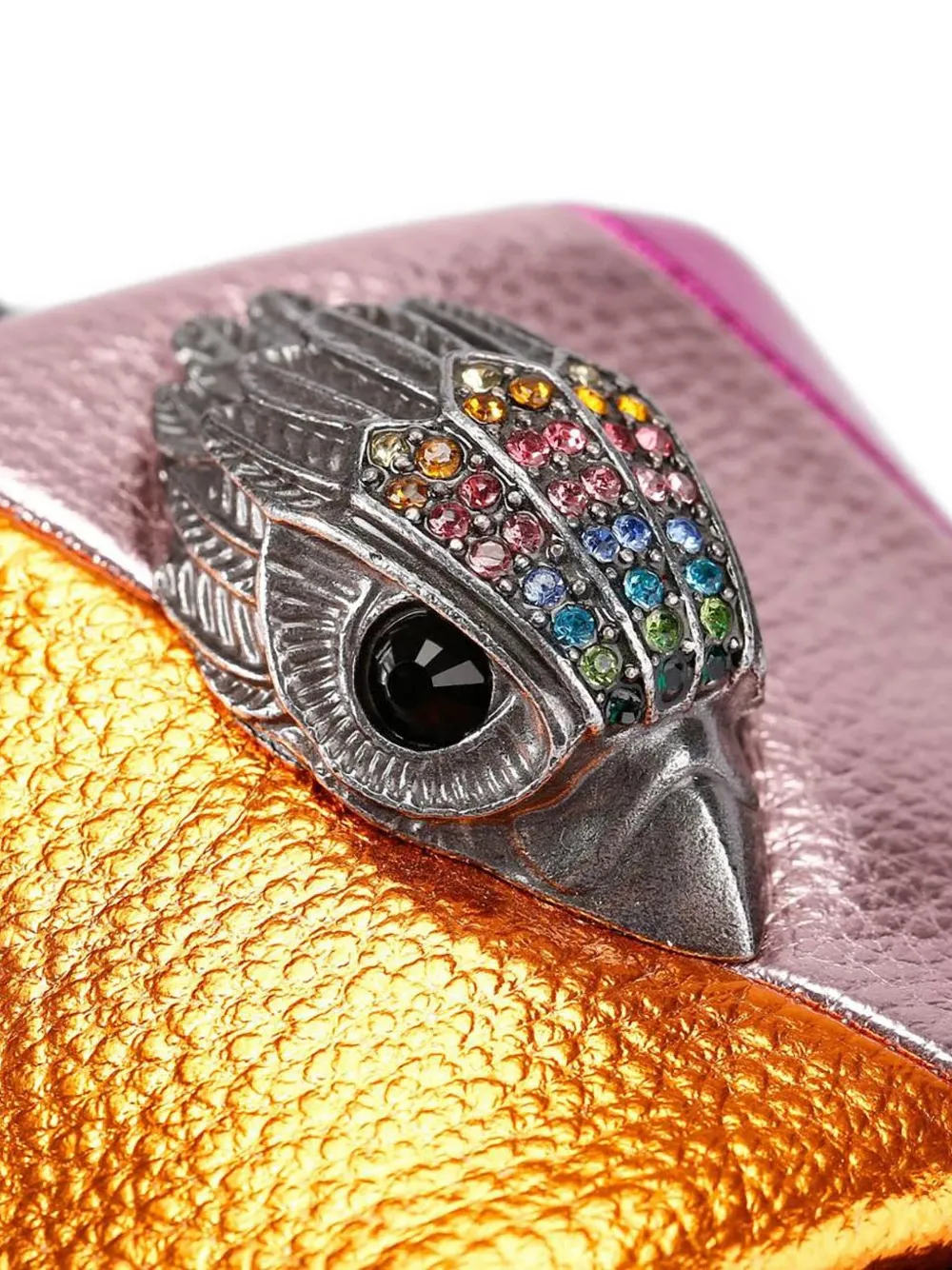 Kurt Geiger Meena sandalen met plateauzool en adelaar-detail Goud