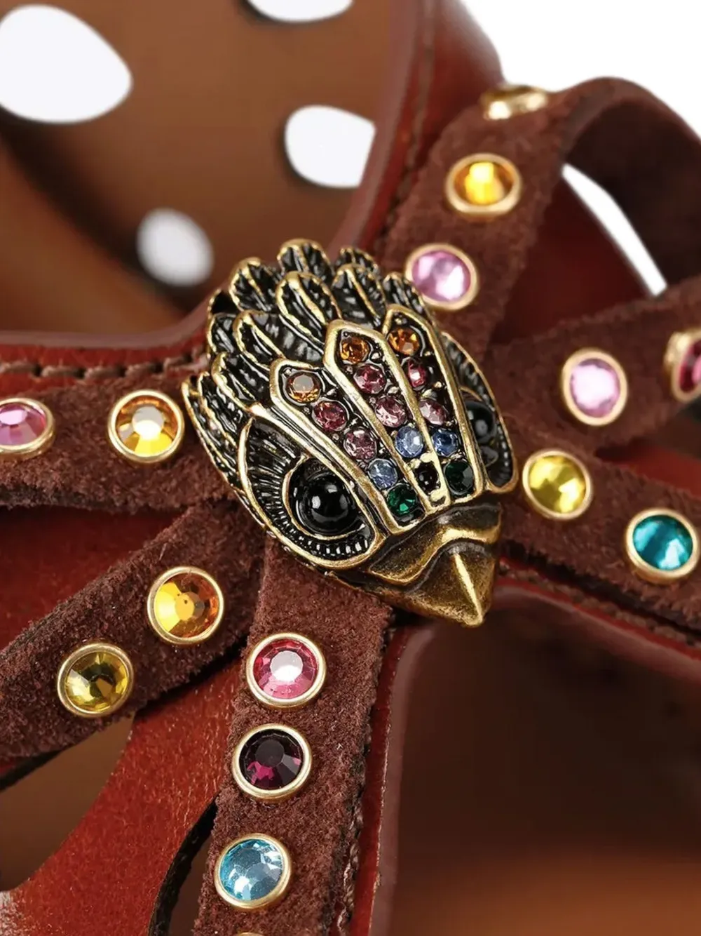 Kurt Geiger Butterfly Platform heeled sandals Bruin