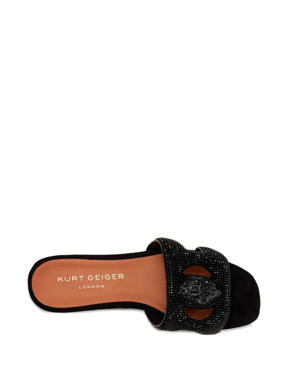 Kurt Geiger Eagle platte sandalen met uitgesneden details Zwart