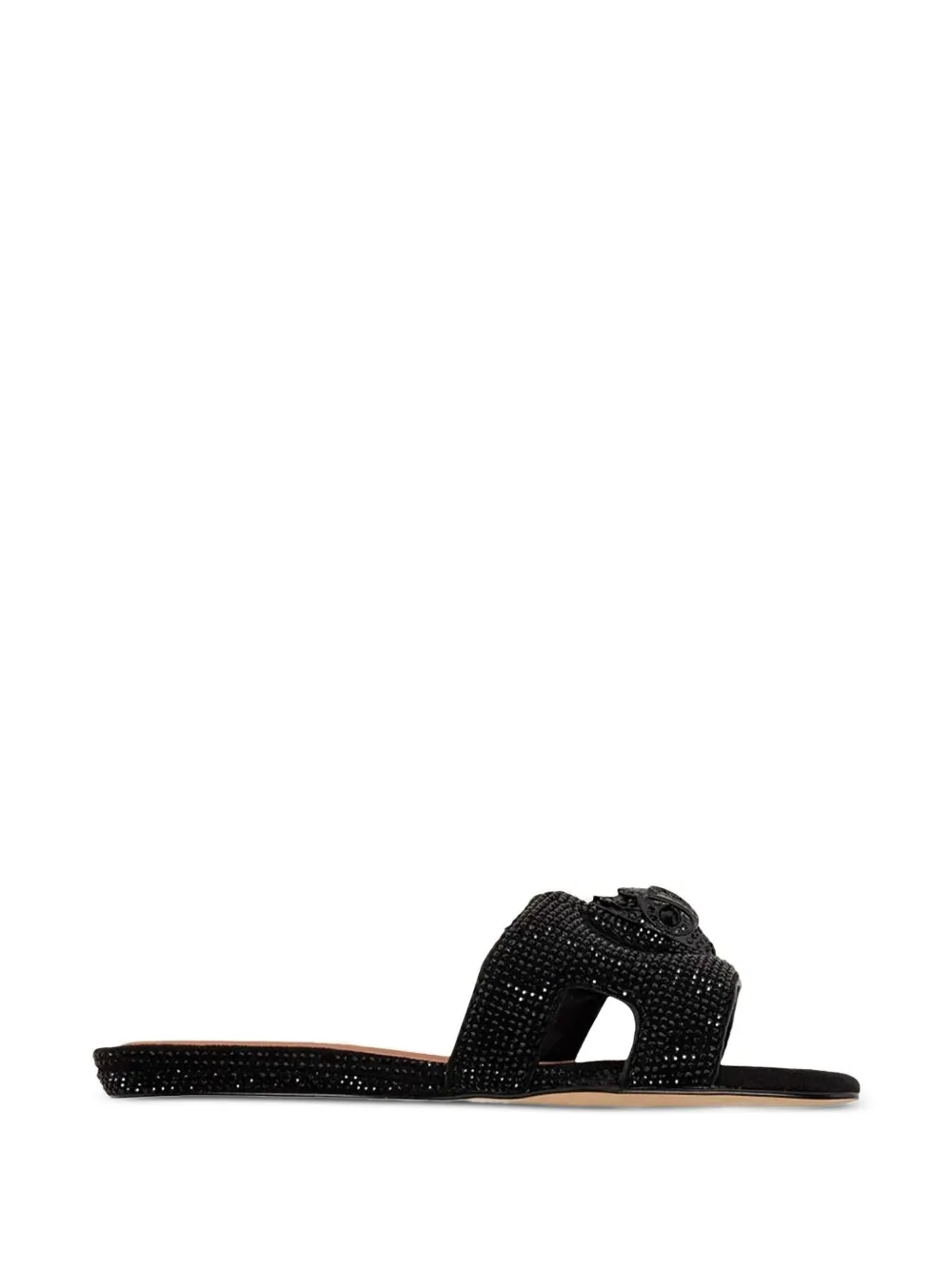 Kurt Geiger Eagle cut-out flat sandals - Nero
