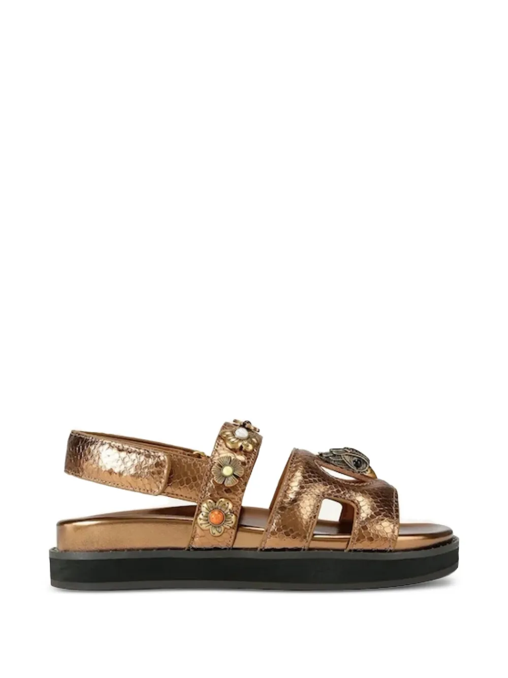 Kurt Geiger Eagle cut-out sandals - Marrone