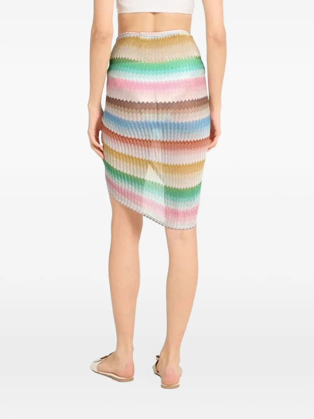 Missoni Gedraaide wikkeldoek Wit