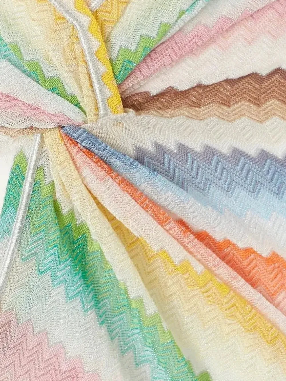 Missoni Gedraaide wikkeldoek Wit
