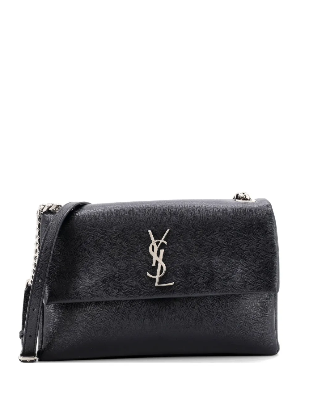 Saint Laurent Pre-Owned West Hollywood Shoulder Bag Leather Medium crossbody bag - Schwarz