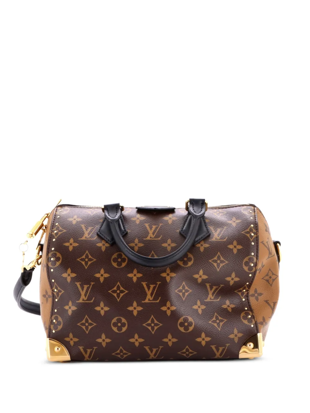 Louis Vuitton Pre-Owned Speedy Trunk Bag Reverse Monogram Canvas 25 satchel - Brown