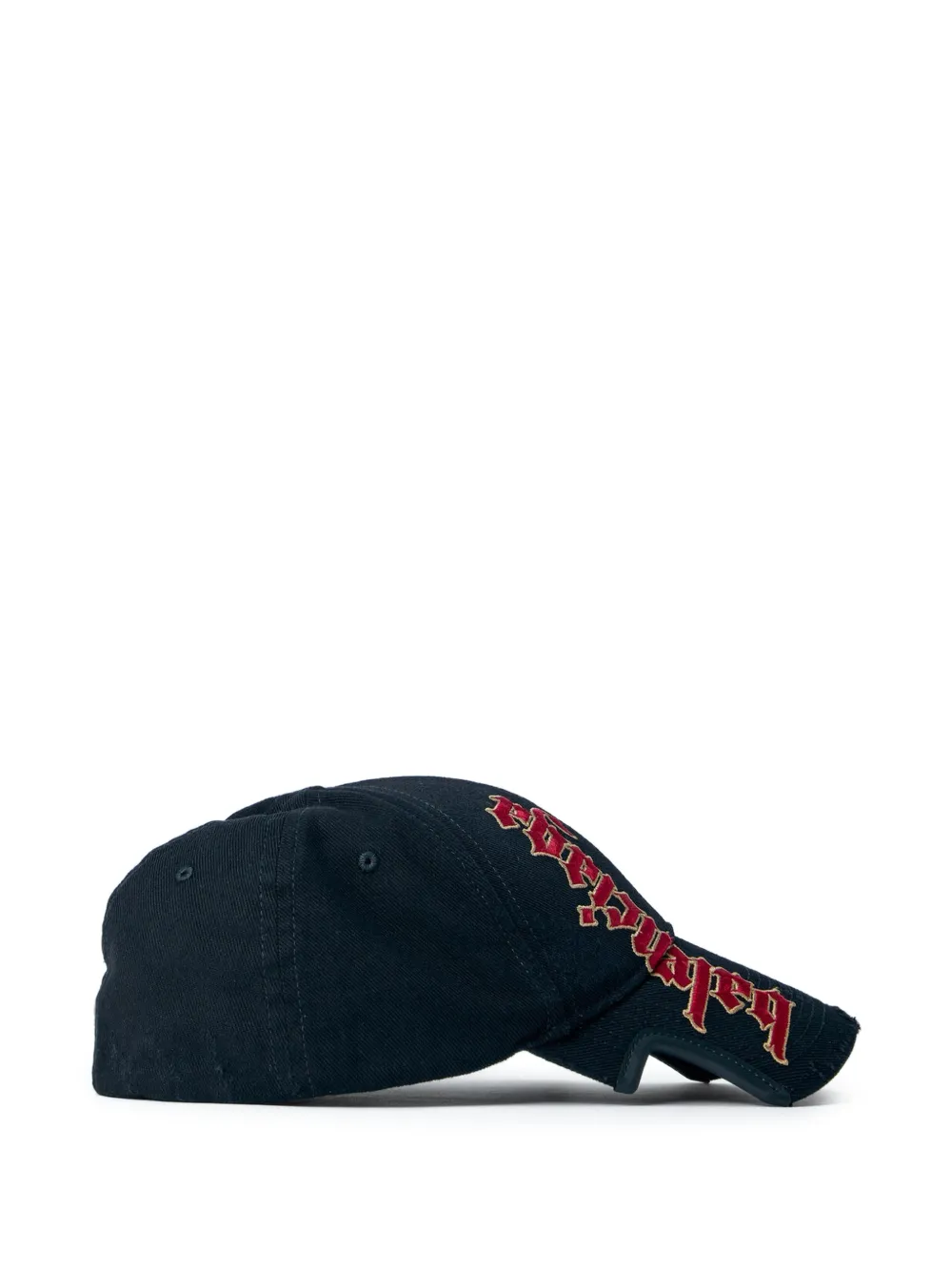 Balenciaga embroidered-logo Cap | Black | FARFETCH