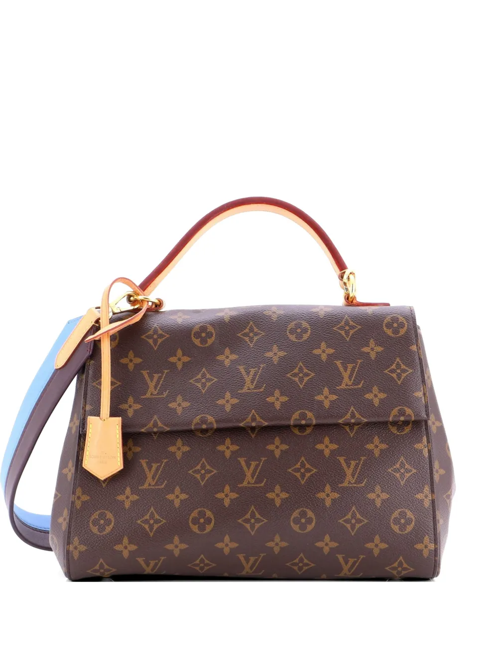 Louis Vuitton Pre-Owned Cluny Top Handle Bag Monogram Canvas MM shoulder bag - Marrone