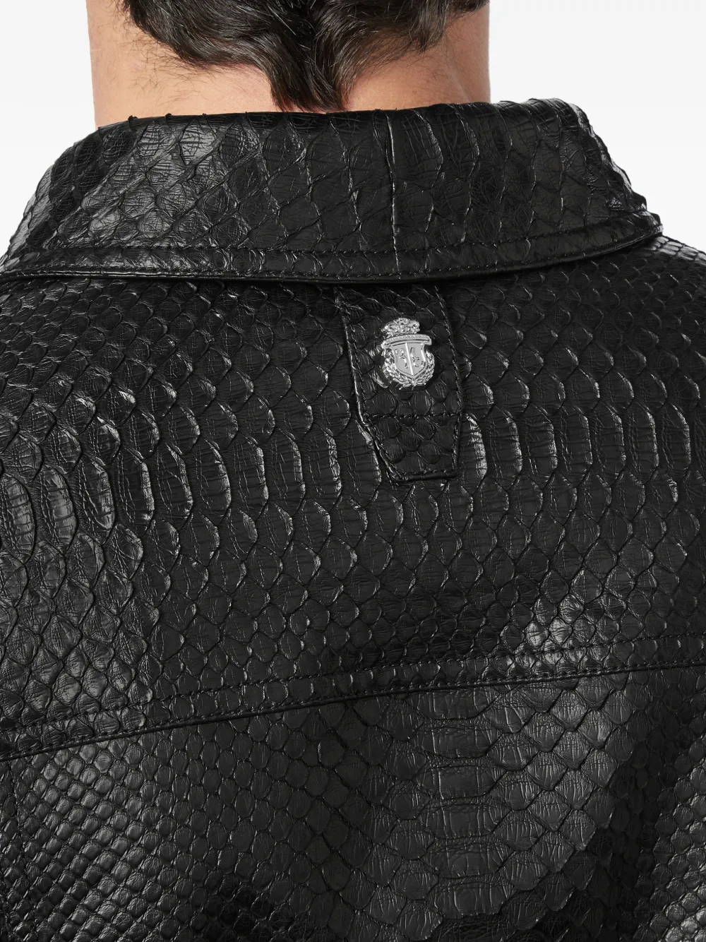 Billionaire Jack met python-effect en knopen Zwart