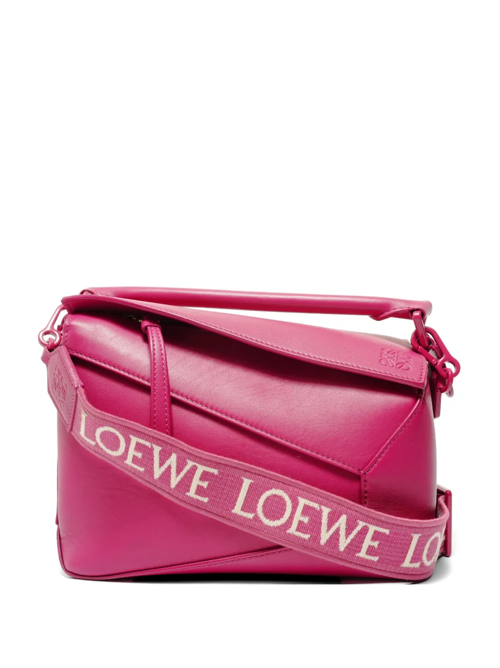 Loewe Pre-Owned 2010-2020s Puzzle Edge leather two-way handbag - Rosa
