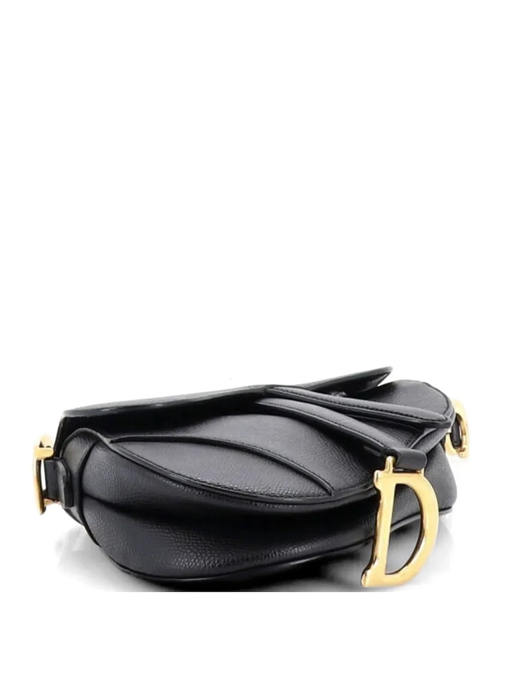 Christian Dior Pre-Owned Saddle Handbag Leather Mini shoulder bag - Nero