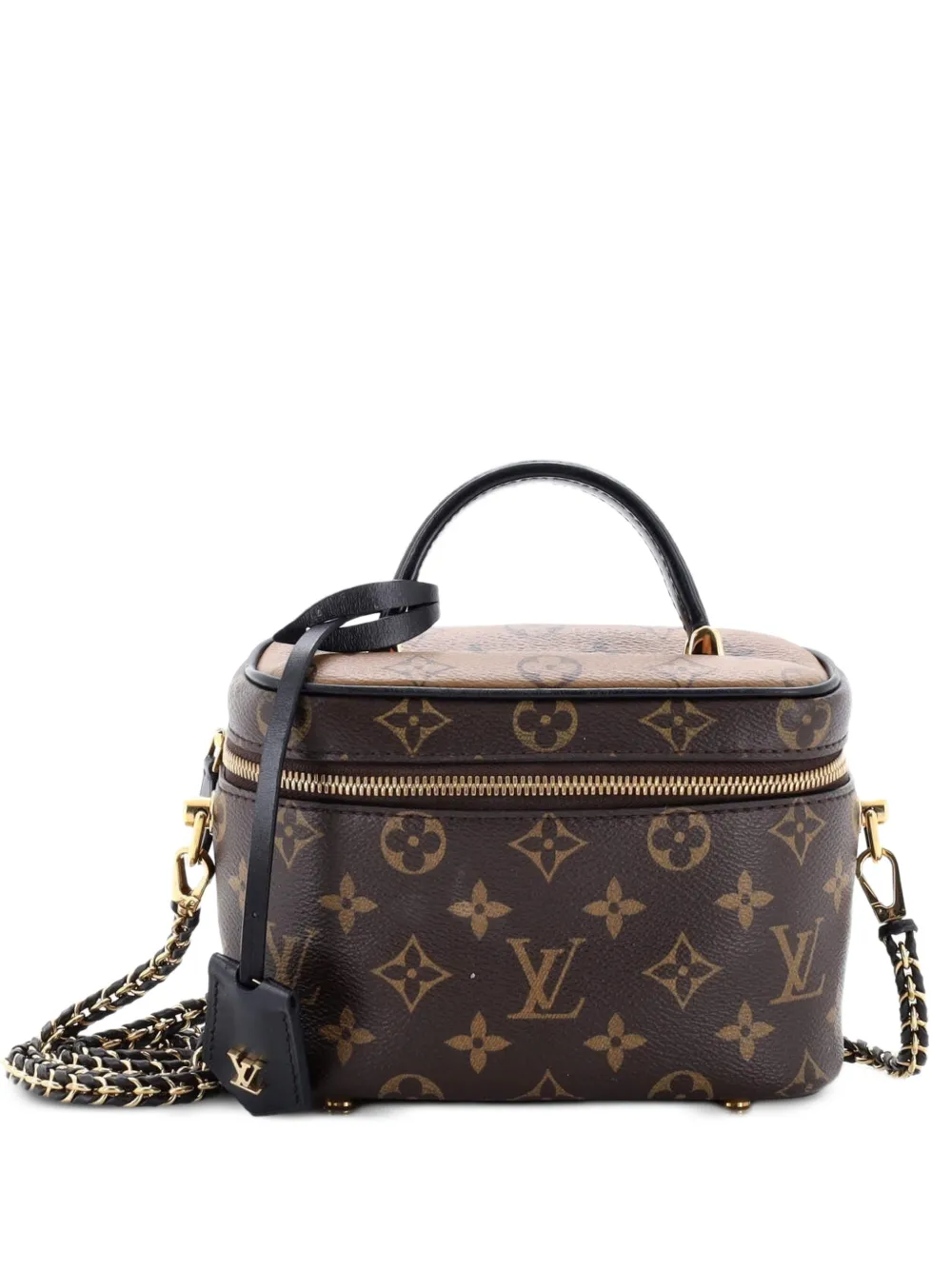 Louis Vuitton Pre-Owned Vanity Handbag Reverse Monogram Canvas PM satchel - Marrone