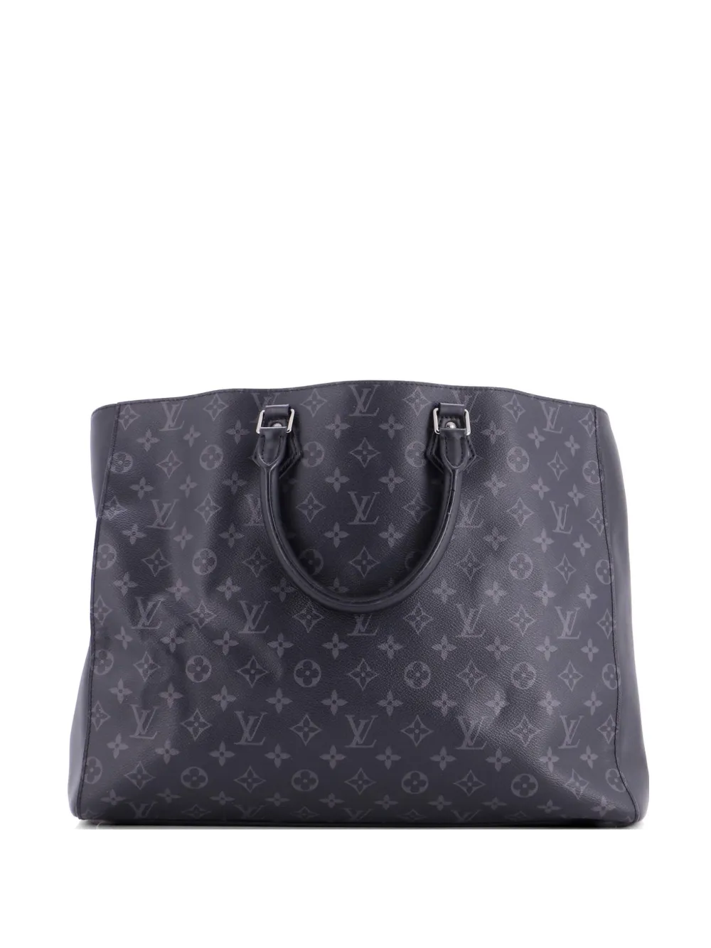 Louis Vuitton Pre-Owned Grand Sac Bag Monogram Eclipse Canvas tote bag - Nero