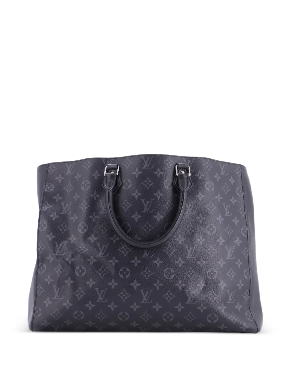 Louis Vuitton Pre-Owned Grand Sac Bag Monogram Eclipse Canvas tote bag - Nero