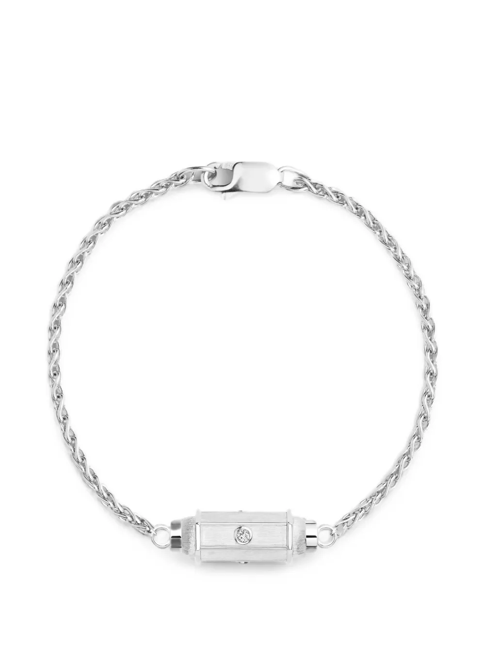 Marie Lichtenberg micro Coco diamond bracelet - Silver