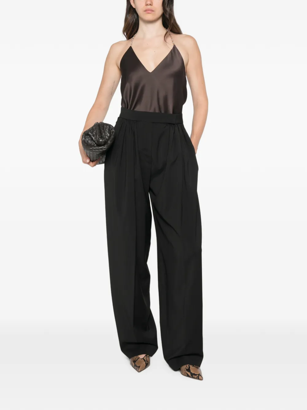 Sportmax Spxzorro plooibroek Zwart