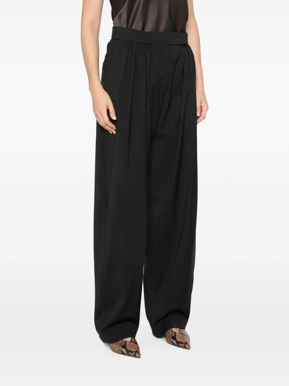 Sportmax Spxzorro plooibroek Zwart