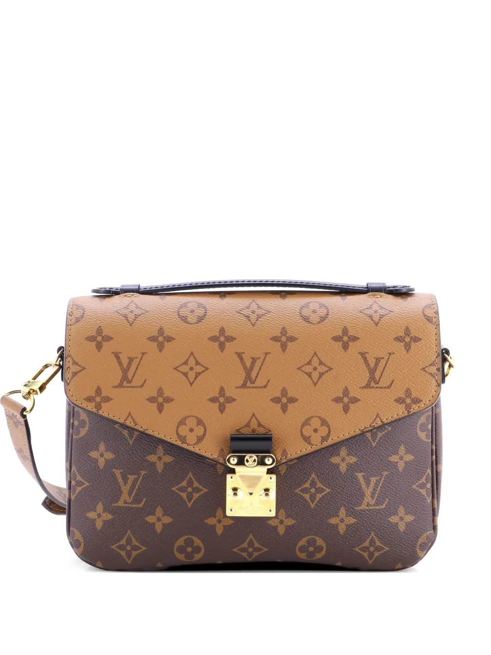 Louis Vuitton Pre-Owned Pochette Metis Reverse Monogram Canvas crossbody bag - Marrone