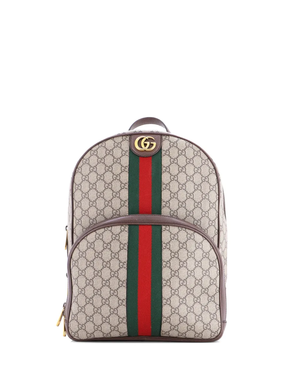 Gucci Pre-Owned Ophidia GG Coated Canvas Medium backpack - Marrone