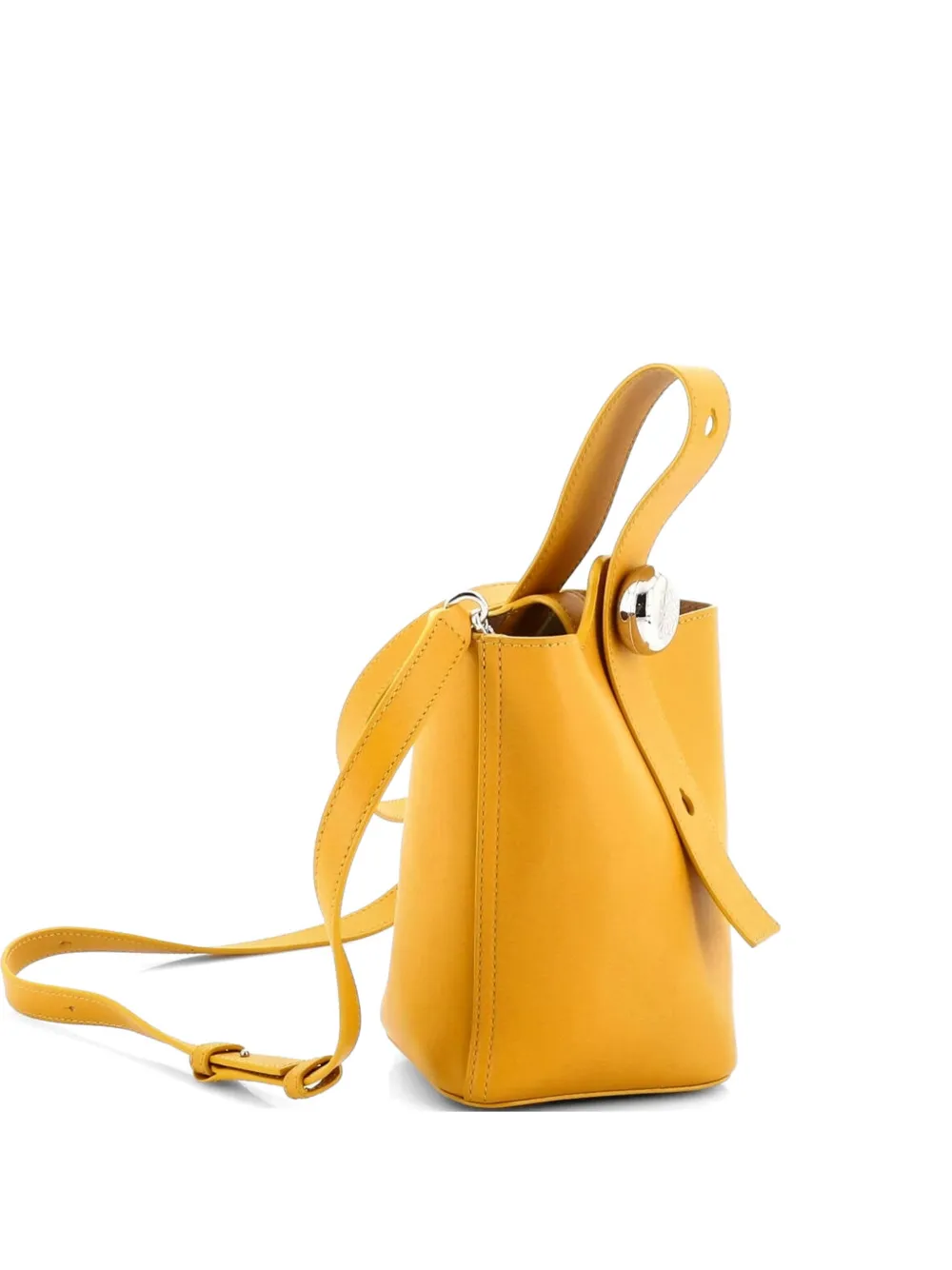 Loewe Pre-Owned Pebble Leather bucket bag - Giallo