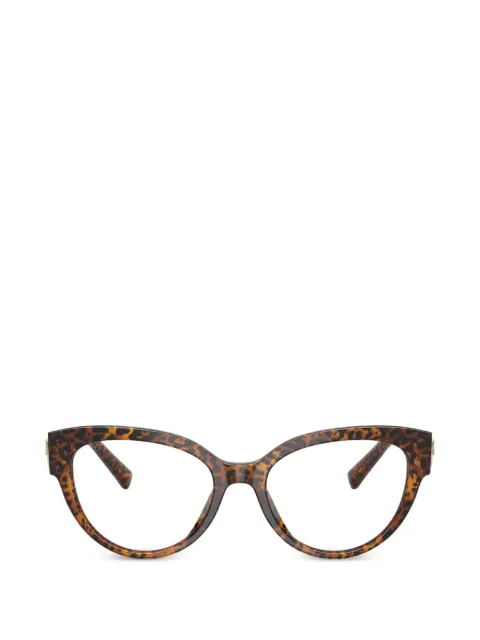Dolce & Gabbana leopard-print cat-eye glasses