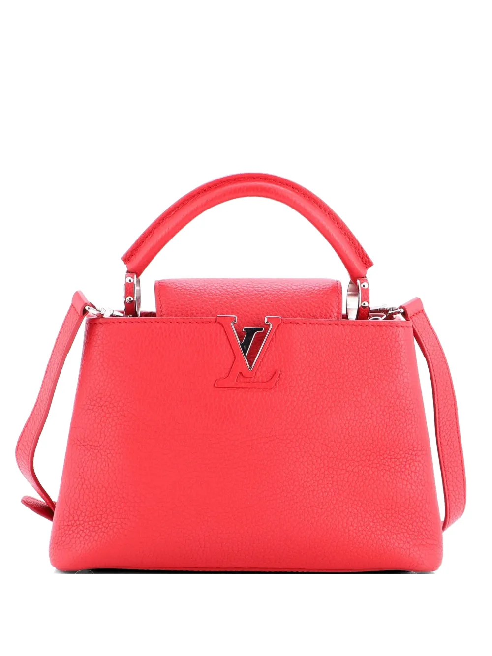 Louis Vuitton Pre-Owned Capucines Bag Leather BB satchel - Rosso