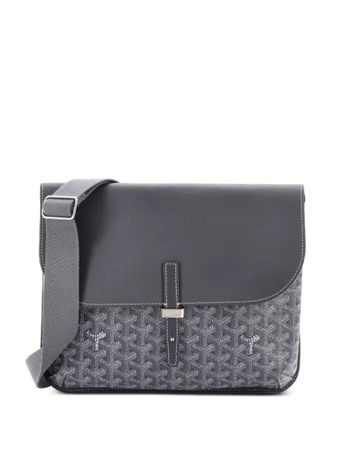 Goyard Pre-Owned 쿠지에 메신저 백 코팅 캔버스 앤 레더 크로스 백