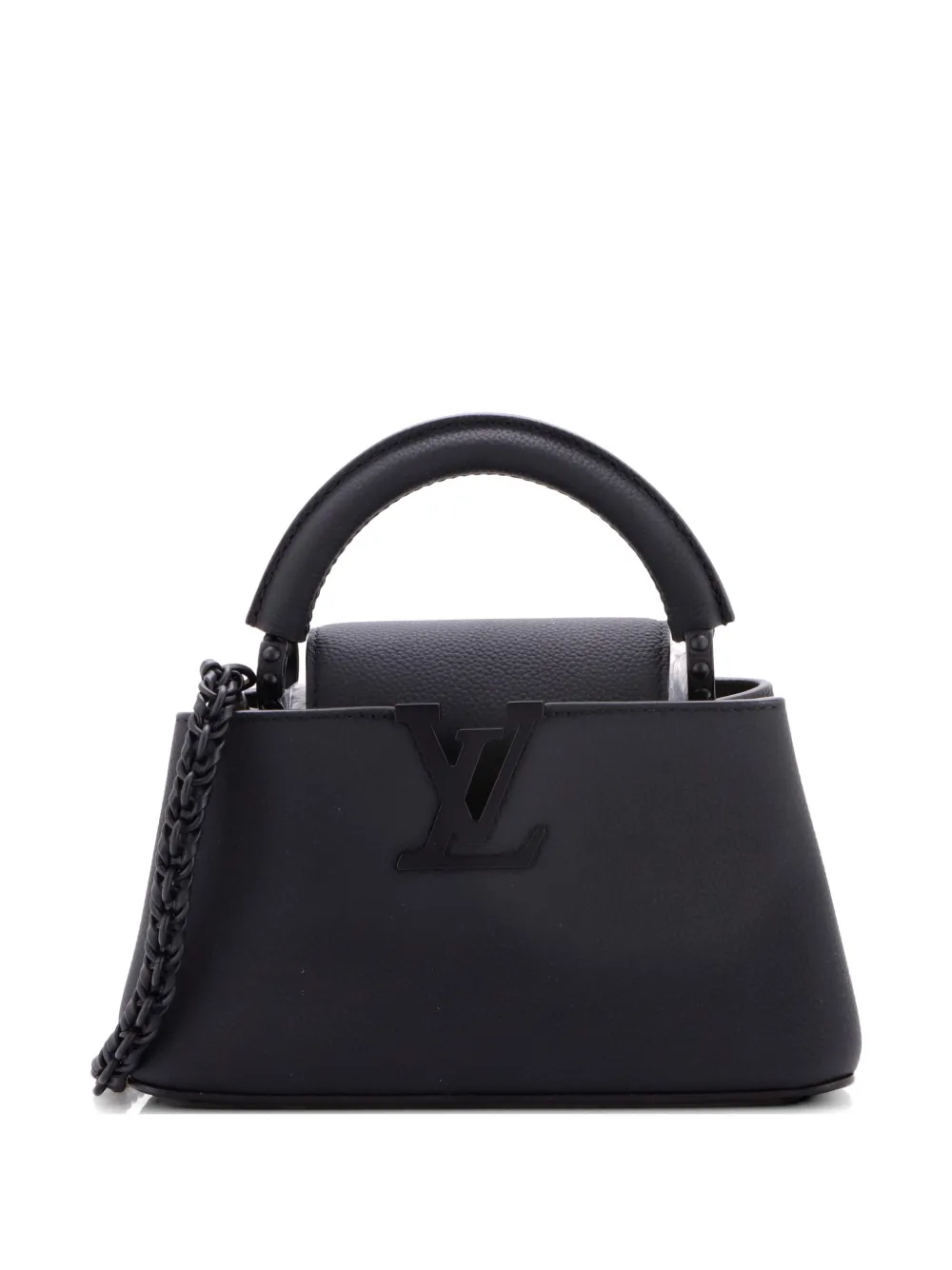 Louis Vuitton Pre-Owned Capucines East West Bag Leather Mini shoulder bag - Nero
