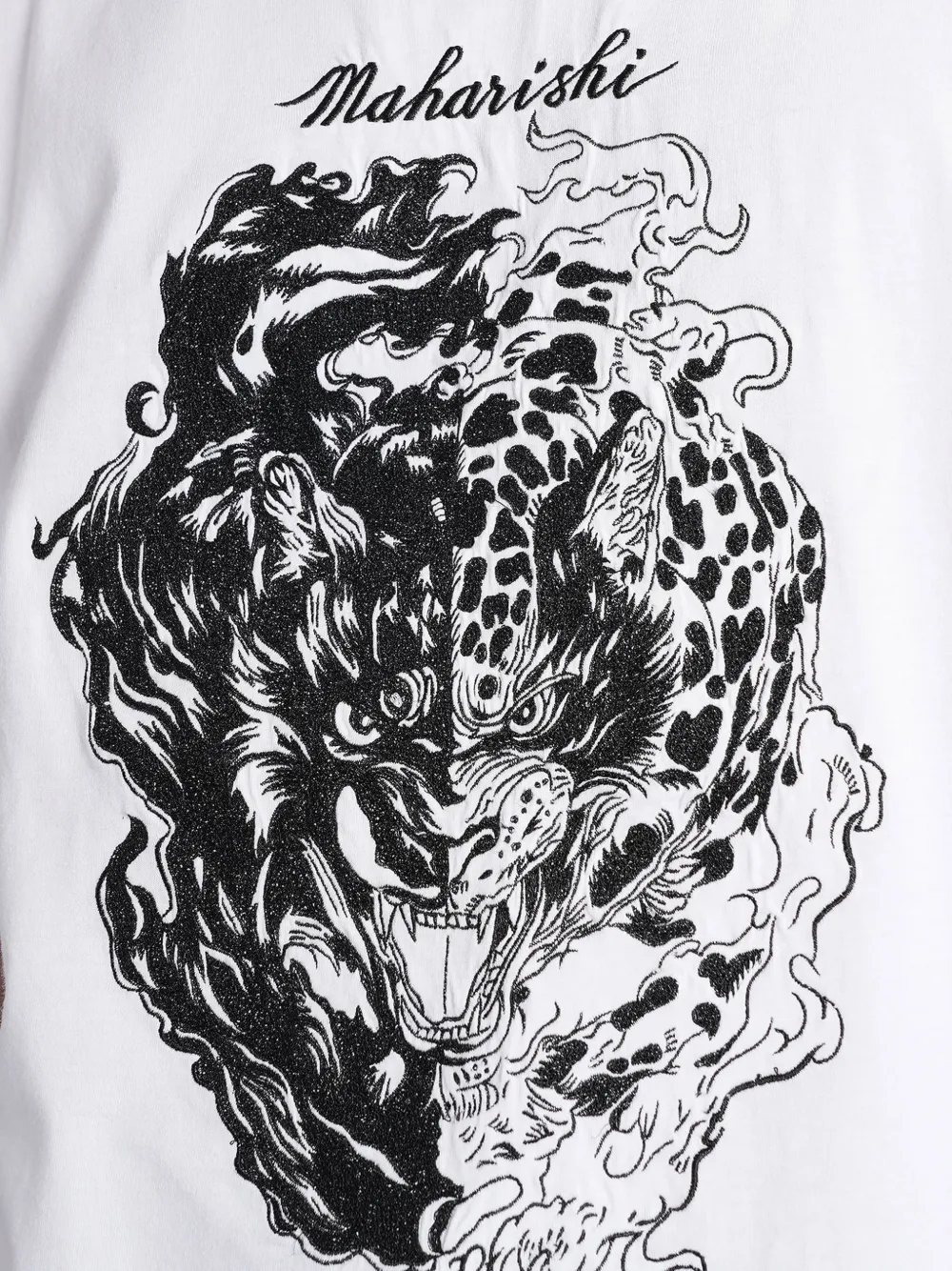 Maharishi Chimera Panther T-shirt Wit