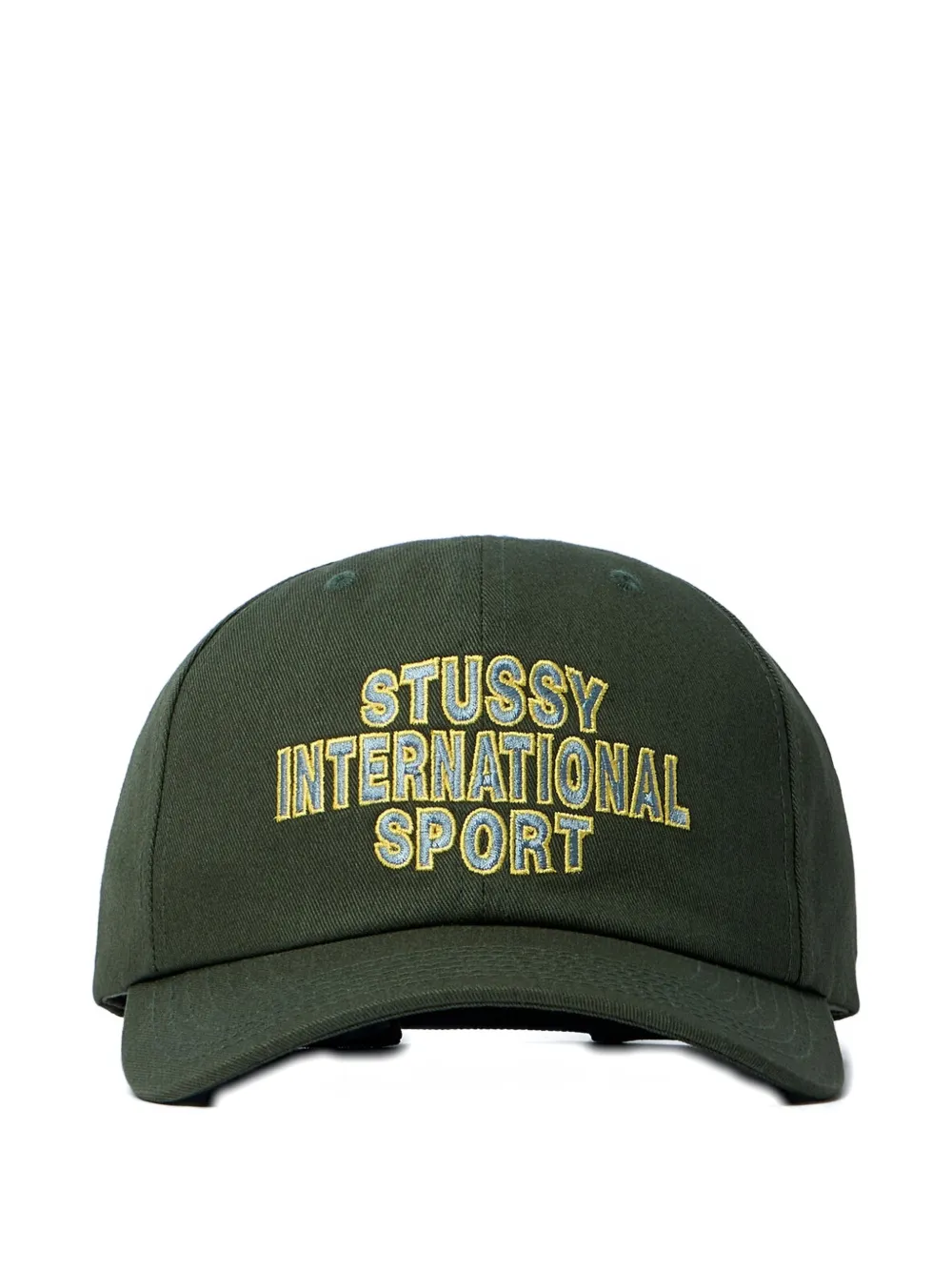 Stüssy Mid-Depth International Sport logo-embroidered cap - Verde