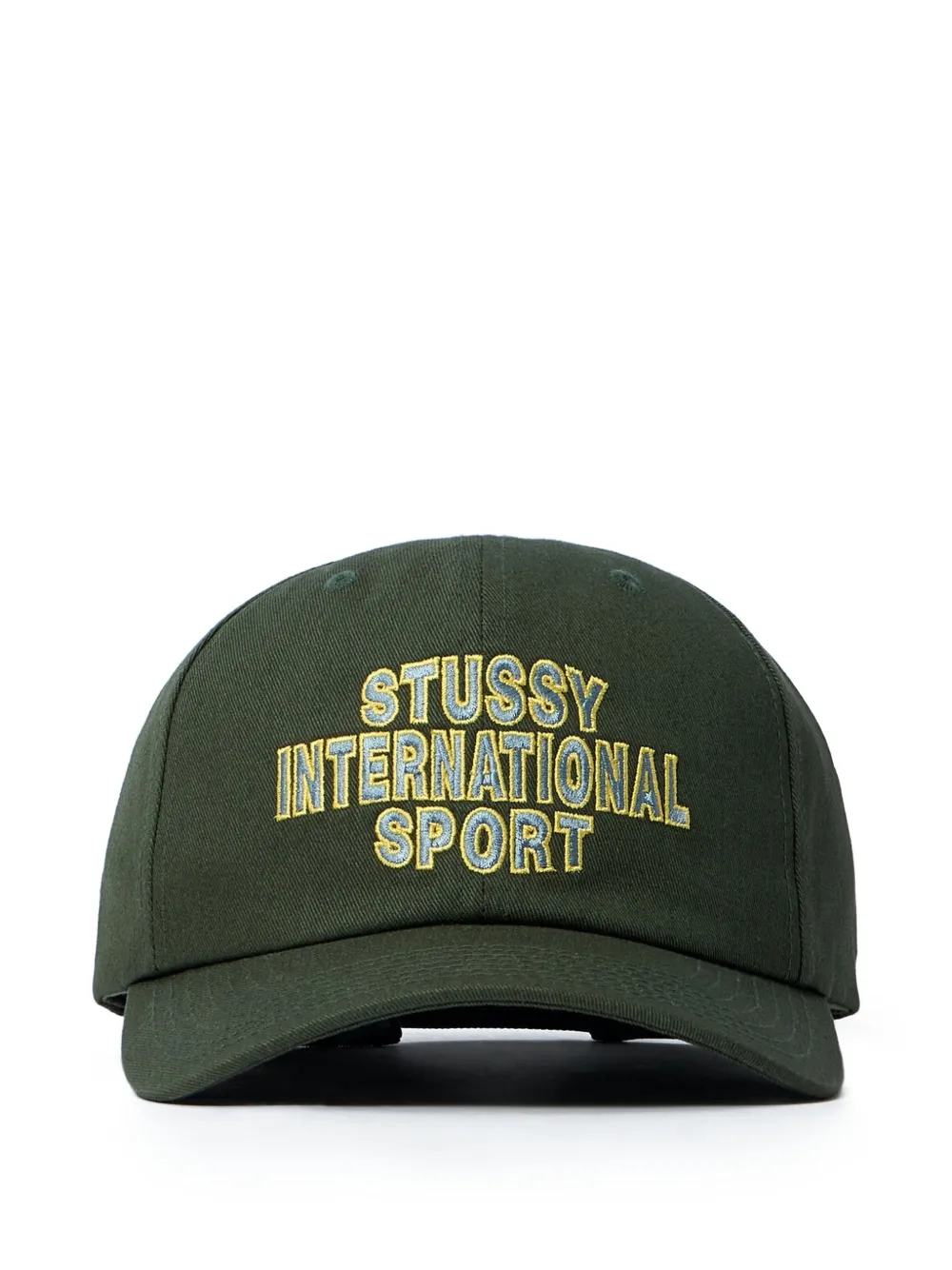 Stüssy Mid-Depth International Sport logo-embroidered cap - Verde