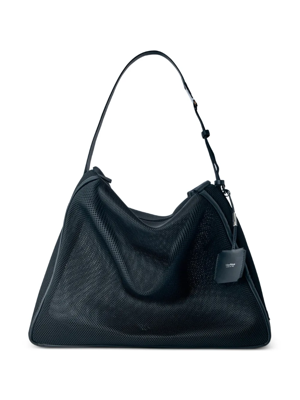 Max Mara logo-detail shoulder bag - Nero