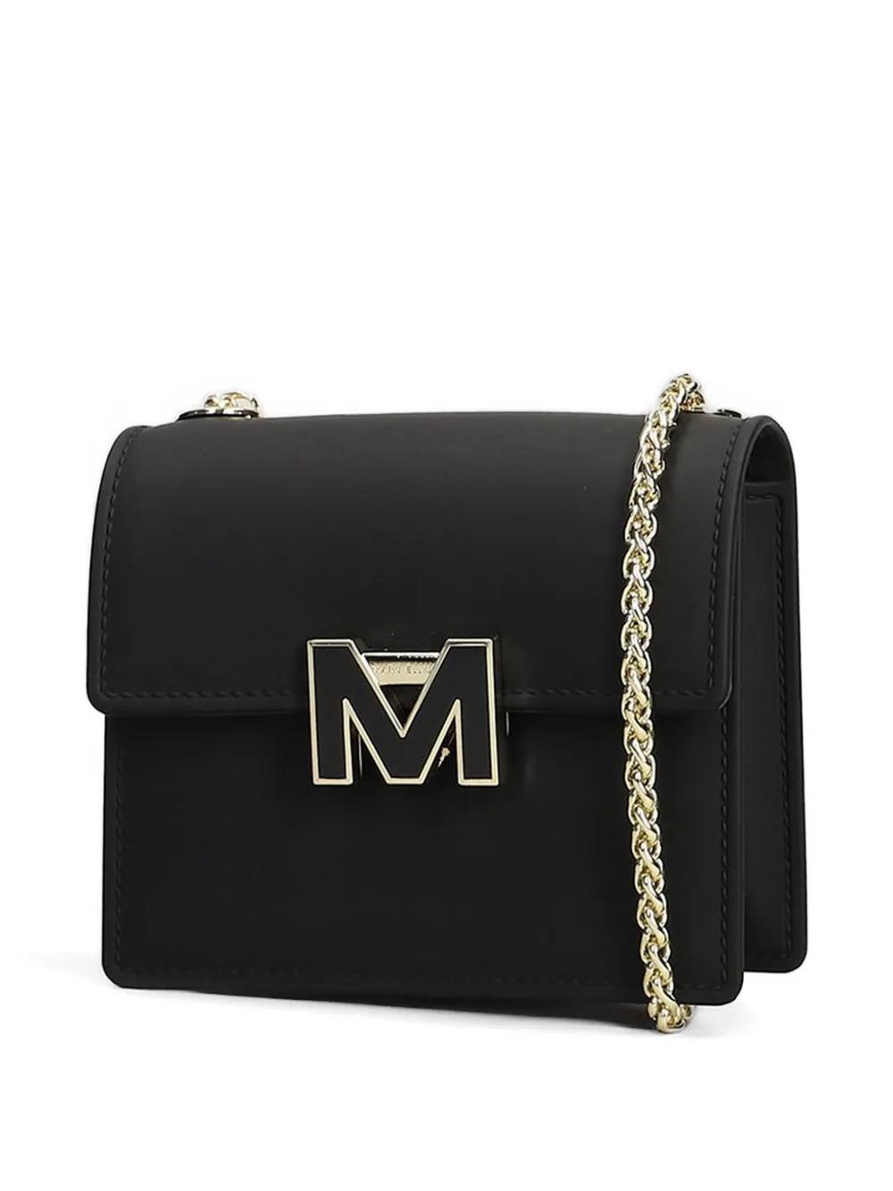 Marc Ellis Flat Superme kleine schoudertas met schakelketting Zwart