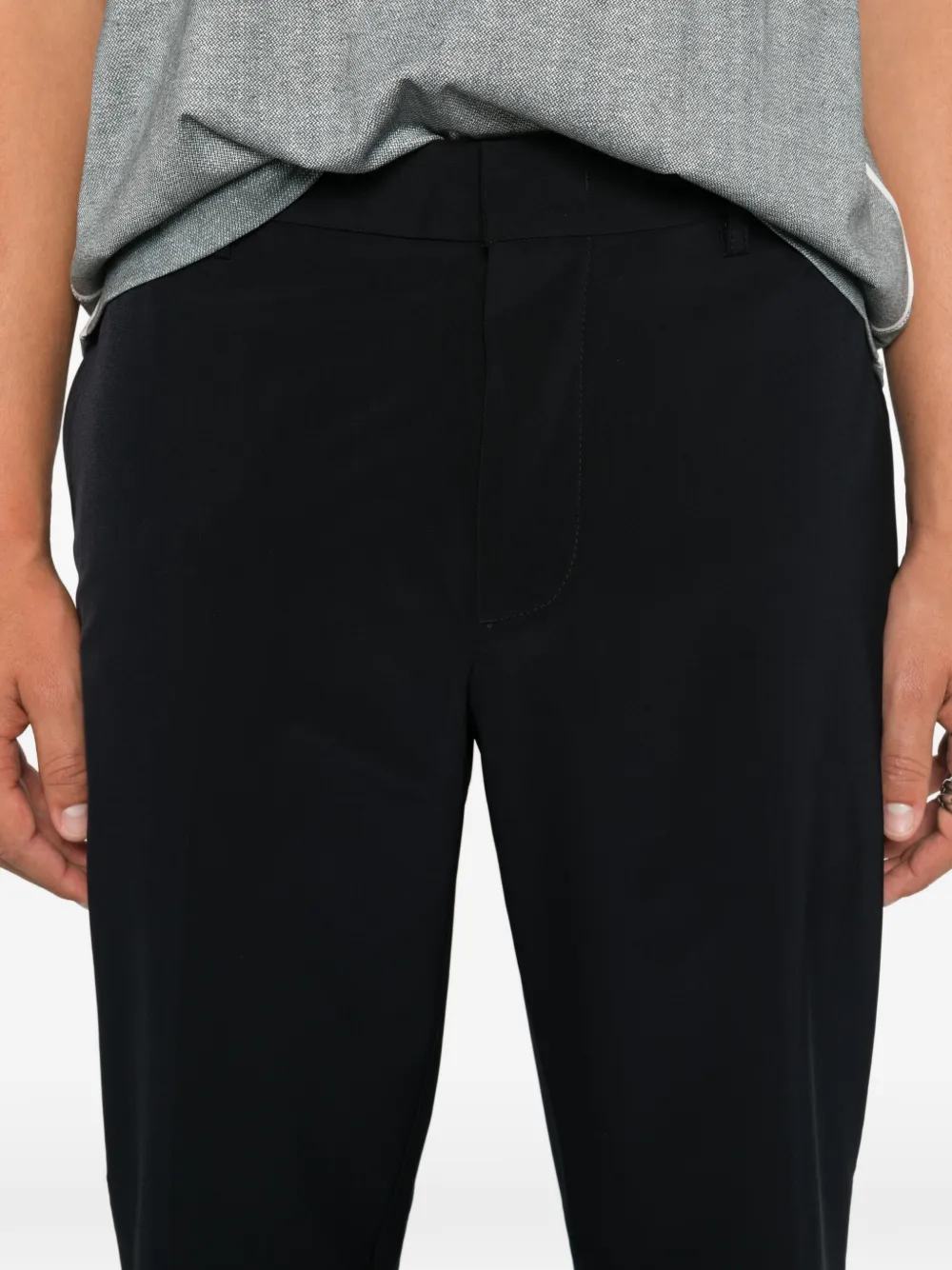 Emporio Armani Geplooide pantalon Blauw