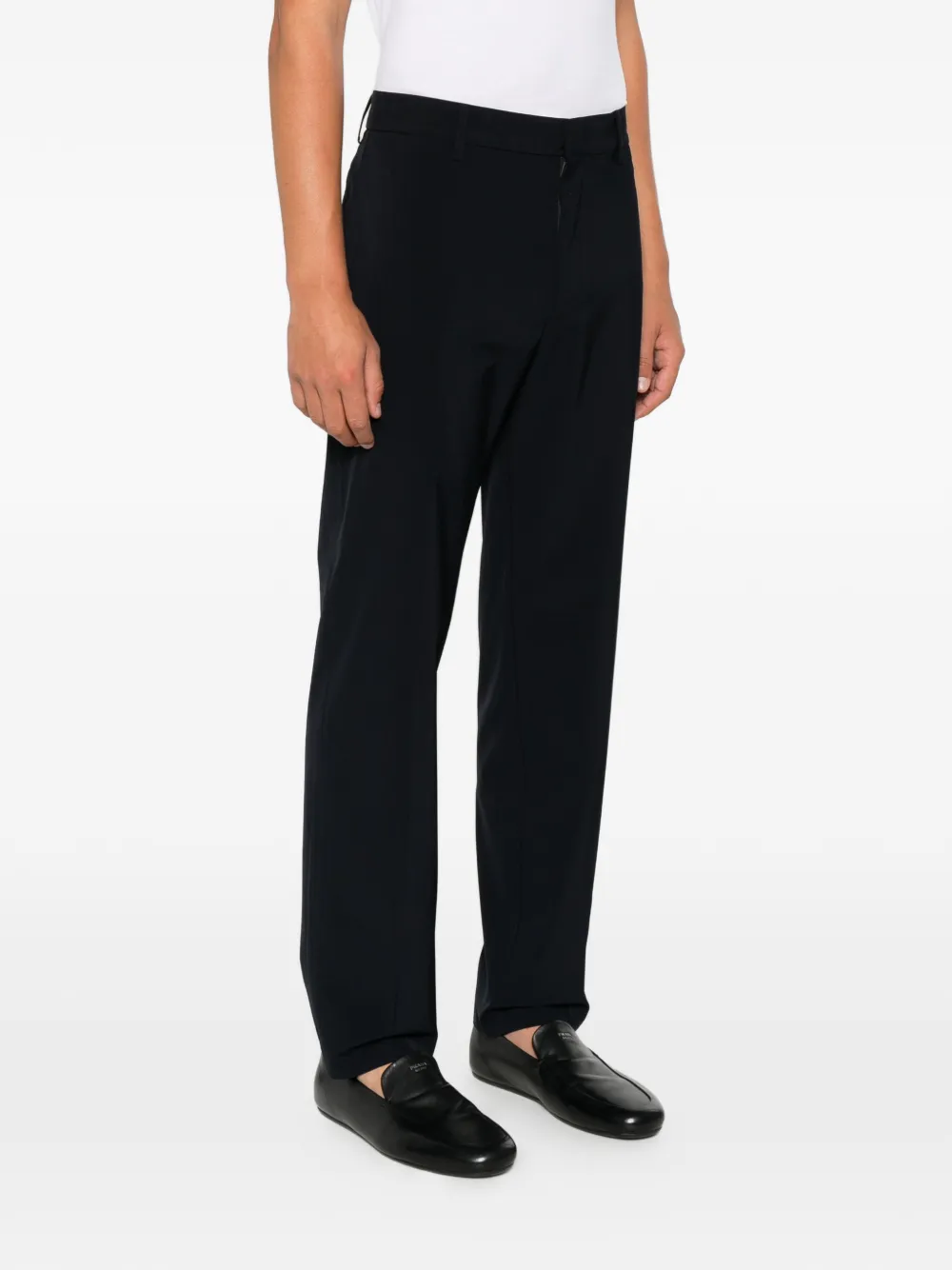 Emporio Armani Geplooide pantalon Blauw