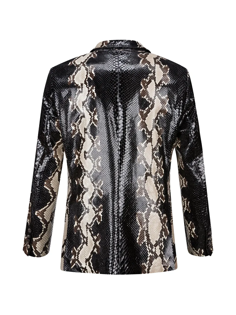 Billionaire Leren blazer Zwart